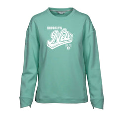 Brooklyn Nets Levelwear Women's Fiona Sweep Pullover Sweatshirt Discount