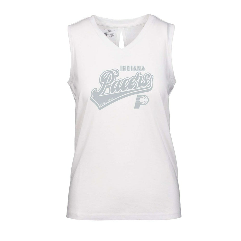 Indiana Pacers Levelwear Women's Paisley Sweep V-Neck Tank Top Discount