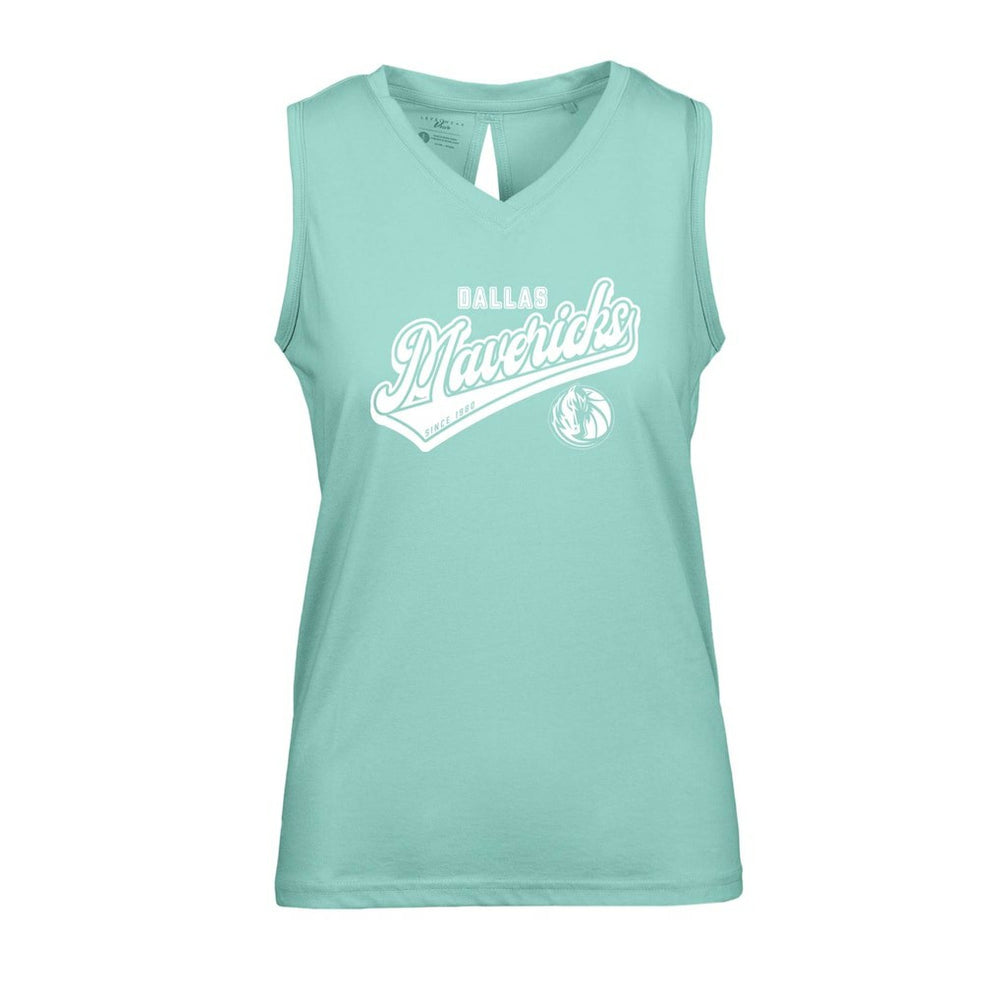Dallas Mavericks Levelwear Women's Paisley Sweep V-Neck Tank Top sale Discount