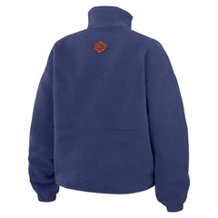 Edmonton Oilers WEAR by Erin Andrews Women's Polar Fleece Half-Zip Jacket For Sale
