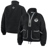 Los Angeles Kings WEAR by Erin Andrews Women's Polar Fleece Half-Zip Jacket Online