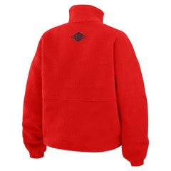 New Jersey Devils WEAR by Erin Andrews Women's Polar Fleece Half-Zip Jacket On Sale