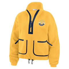 Nashville Predators WEAR by Erin Andrews Women's Polar Fleece Half-Zip Jacket For Sale