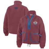 Colorado Avalanche WEAR by Erin Andrews Women's Polar Fleece Half-Zip Jacket For Sale
