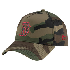 Boston Red Sox New Era Woodland Team Pop 9FORTY A-Frame Adjustable Hat | MLB US