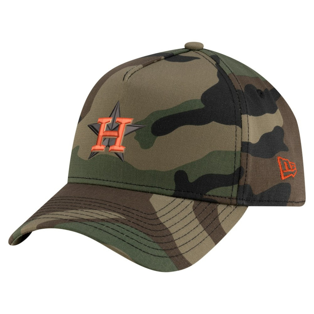 Houston Astros New Era Woodland Team Pop 9FORTY A-Frame Adjustable Hat | MLB For sale