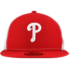 Philadelphia Phillies New Era Team Color 59FIFTY Trucker Fitted Hat | MLB Outlet