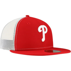 Philadelphia Phillies New Era Team Color 59FIFTY Trucker Fitted Hat | MLB Outlet