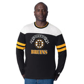 Boston Bruins Starter Blitz Durene Long Sleeve T-Shirt On Sale