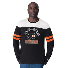 Philadelphia Flyers Starter Blitz Durene Long Sleeve T-Shirt Outlet