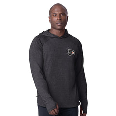Philadelphia Flyers MSX by Michael Strahan Fast Track Raglan Long Sleeve Hoodie T-Shirt On Sale