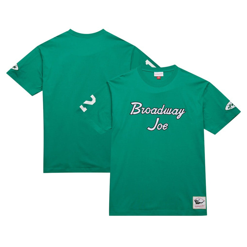 New York Jets Mitchell & Ness Joe Namath Retired Player Nickname T-Shirt