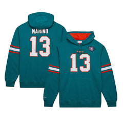 Miami Dolphins Mitchell & Ness Dan Marino Retired Player Name & Number Pullover Hoodie