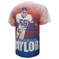 New York Giants Mitchell & Ness Lawrence Taylor Burst Retired Player T-Shirt