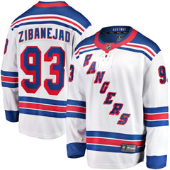 Mika Zibanejad New York Rangers Fanatics Away Premier Breakaway Player Jersey Sale