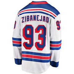 Mika Zibanejad New York Rangers Fanatics Away Premier Breakaway Player Jersey Sale