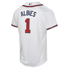 Ozzie Albies Atlanta Braves Nike Youth Home Game Player Jersey | MLB US