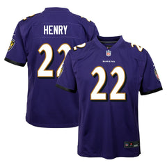 Baltimore Ravens Nike Derrick Henry Youth Game Jersey