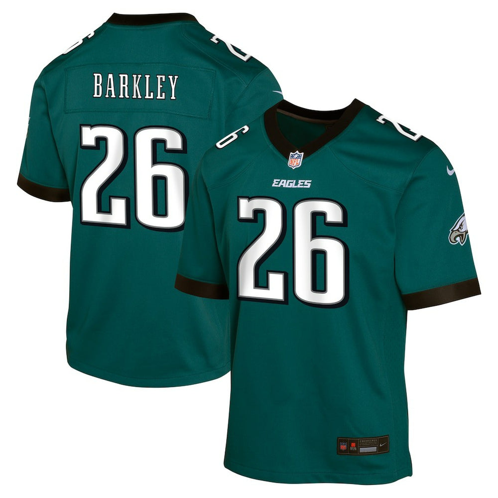 Philadelphia Eagles Nike Saquon Barkley Youth Game Jersey