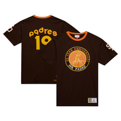San Diego Padres Mitchell & Ness Cooperstown Collection Player Legends Ringer T-Shirt | MLB Outlet