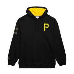 Roberto Clemente Pittsburgh Pirates Mitchell & Ness Vintage Logo Name & Number Pullover Hoodie | MLB Outlet