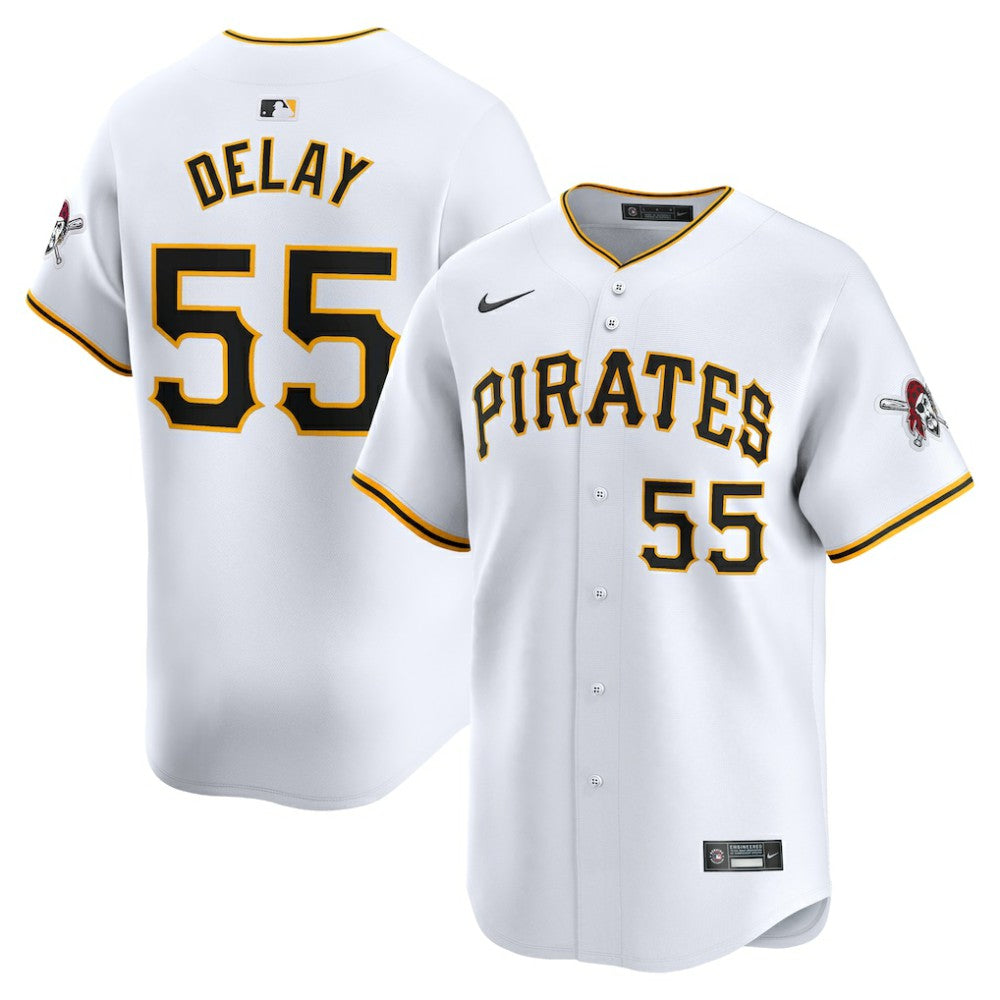 Jason Delay Pittsburgh Pirates Nike Home Limited Player Jersey – White | MLB Shop