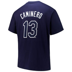 Junior Caminero Tampa Bay Rays Fanatics Big & Tall Name & Number T-Shirt | MLB On Sale