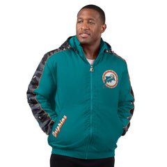 Miami Dolphins Starter Thursday Night Gridiron Full-Zip Hoodie Jacket