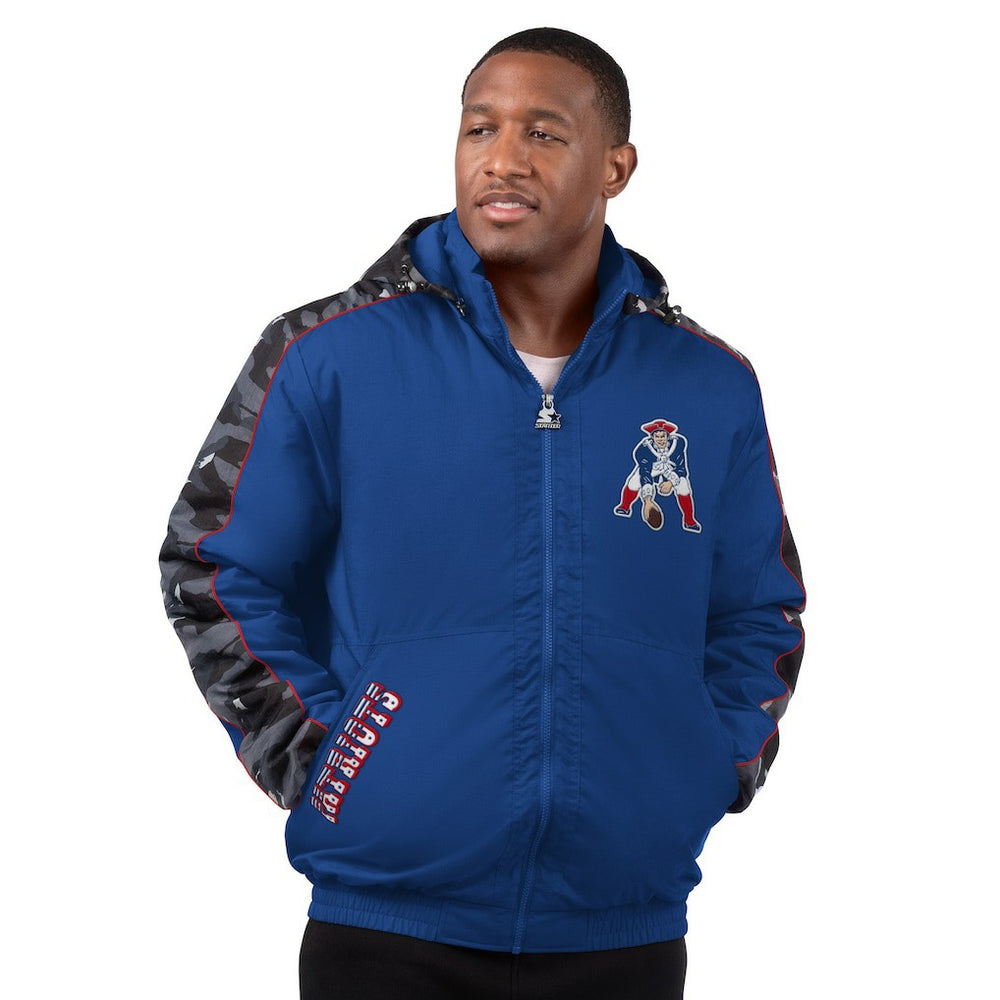 New England Patriots Starter Thursday Night Gridiron Full-Zip Hoodie Jacket