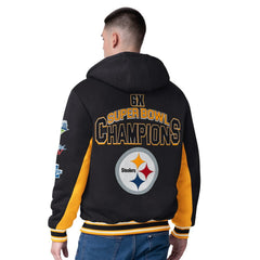 Pittsburgh Steelers G-III Extreme No Huddle Commemorative Full-Zip Hoodie Jacket