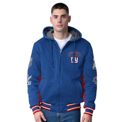 New York Giants G-III Extreme No Huddle Commemorative Full-Zip Hoodie Jacket