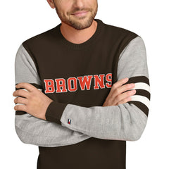 Cleveland Browns Tommy Hilfiger Acrylic Crewneck Pullover Sweater