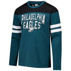 Philadelphia Eagles G-III Sports by Carl Banks Adaptive Hail Mary Long Sleeve T-Shirt
