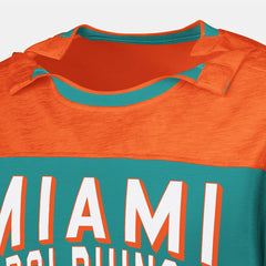 Miami Dolphins G-III Sports by Carl Banks Adaptive Hail Mary Long Sleeve T-Shirt