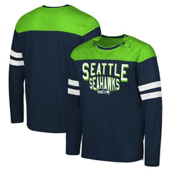 Seattle Seahawks G-III Sports by Carl Banks Adaptive Hail Mary Long Sleeve T-Shirt