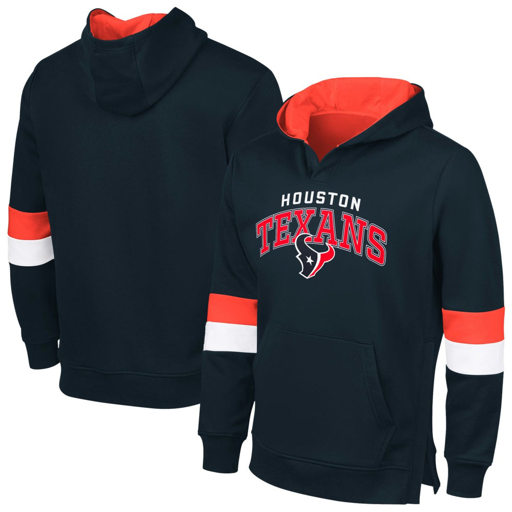 Houston Texans G-III Sports by Carl Banks Adaptive Faceoff Pullover Hoodie