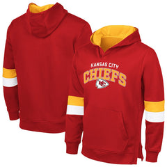 Kansas City Chiefs G-III Sports by Carl Banks Adaptive Faceoff Pullover Hoodie