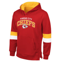 Kansas City Chiefs G-III Sports by Carl Banks Adaptive Faceoff Pullover Hoodie