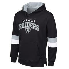 Las Vegas Raiders G-III Sports by Carl Banks Adaptive Faceoff Pullover Hoodie