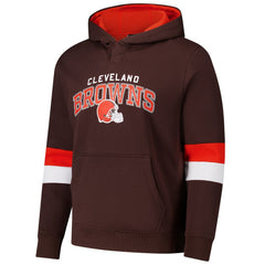 Cleveland Browns G-III Sports by Carl Banks Adaptive Faceoff Pullover Hoodie