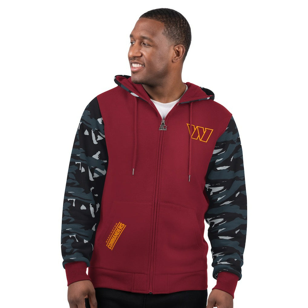 Washington Commanders Starter Thursday Night Gridiron Full-Zip Hoodie