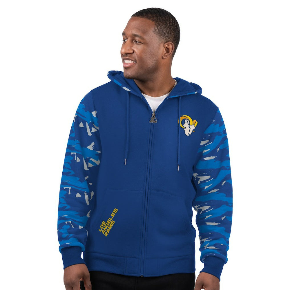 Los Angeles Rams Starter Thursday Night Gridiron Full-Zip Hoodie
