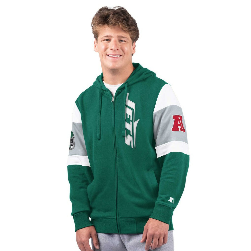 New York Jets Starter Extreme Full-Zip Hoodie