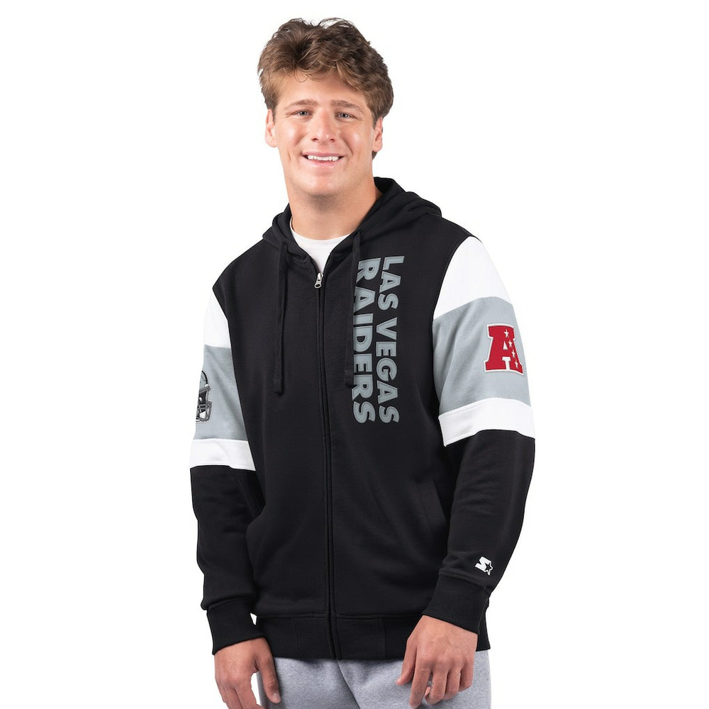 Las Vegas Raiders Starter Extreme Full-Zip Hoodie