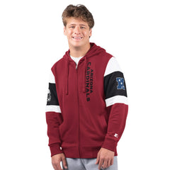 Arizona Cardinals Starter Extreme Full-Zip Hoodie