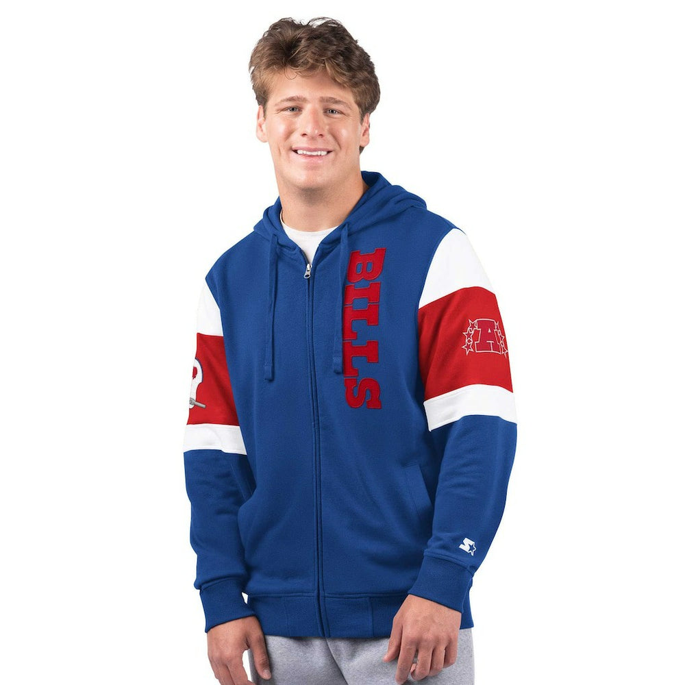 Buffalo Bills Starter Extreme Vintage Logo Full-Zip Hoodie