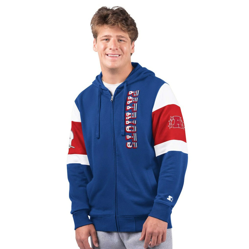 New England Patriots Starter Extreme Vintage Logo Full-Zip Hoodie