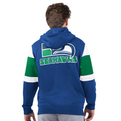 Seattle Seahawks Starter Extreme Vintage Logo Full-Zip Hoodie