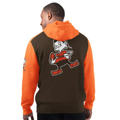 Cleveland Browns Starter Extreme Vintage Logo Pullover Hoodie