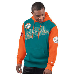 Miami Dolphins Starter Extreme Vintage Logo Pullover Hoodie